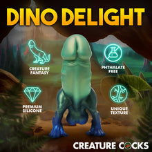 Load image into Gallery viewer, Jurassic Cock Dinosaur Silicone Dildo-6