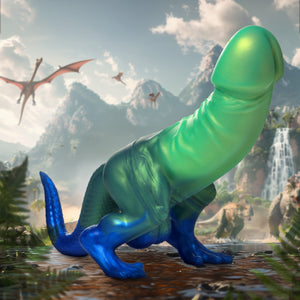 Jurassic Cock Dinosaur Silicone Dildo-0