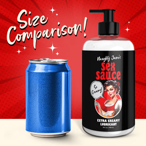 Naughty Jane's Sex Sauce Extra Creamy Lubricant - 16oz-7