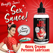 Load image into Gallery viewer, Naughty Jane&#39;s Sex Sauce Extra Creamy Lubricant - 8oz-1