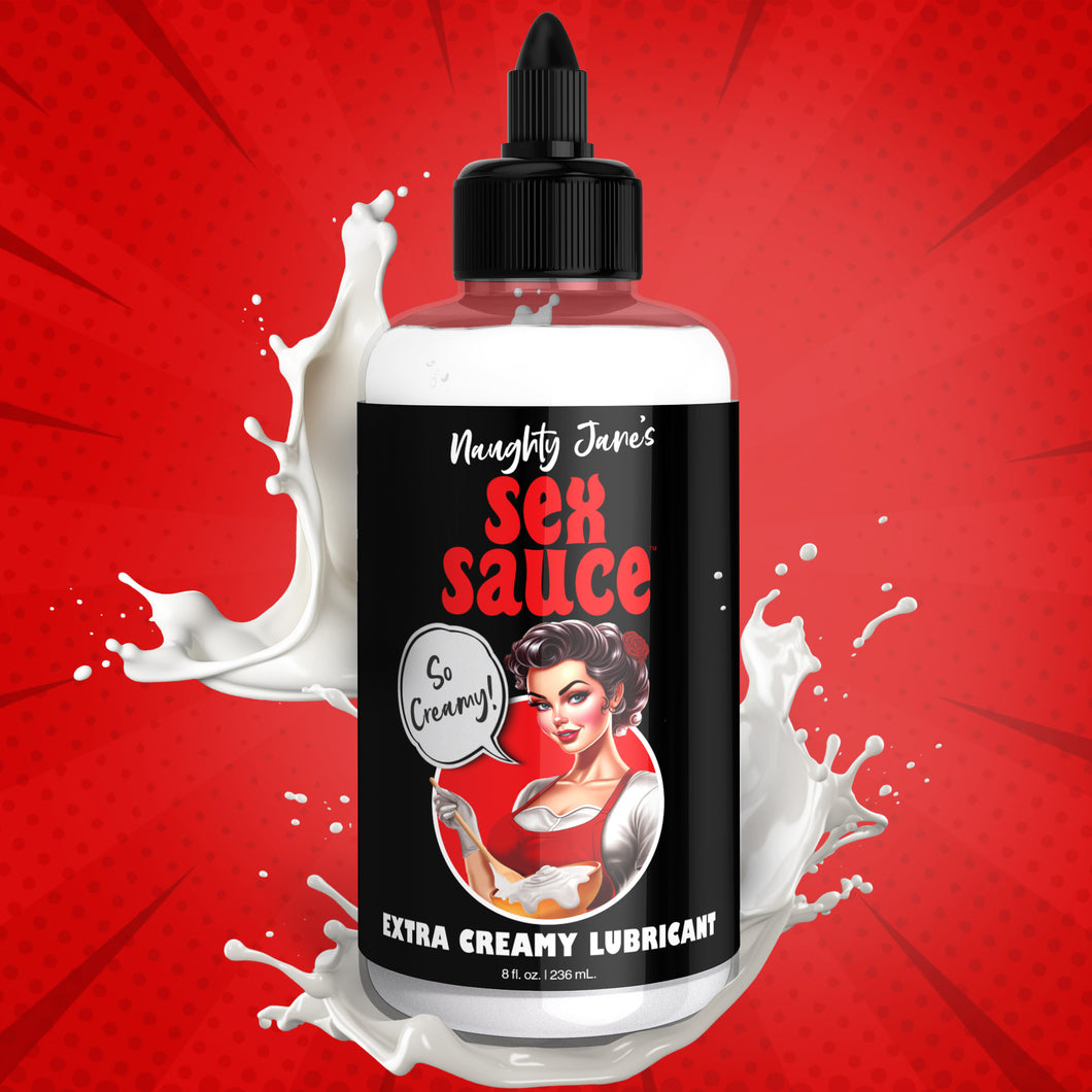 Naughty Jane's Sex Sauce Extra Creamy Lubricant - 8oz-0