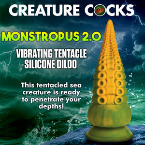 Monstropus 2.0 Vibrating Tentacle Silicone Dildo-1