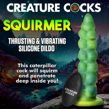 Load image into Gallery viewer, Squirmer Thrusting and Vibrating Silicone Dildo-1