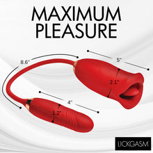 Load image into Gallery viewer, Magic Kiss Clitoral Stimulator with Thrusting Vibrator-6