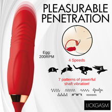 Load image into Gallery viewer, Magic Kiss Clitoral Stimulator with Thrusting Vibrator-5