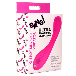 G-Spot Silicone Vibrator - Pink-7