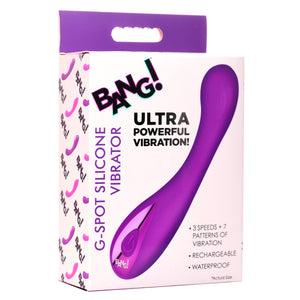 G-Spot Silicone Vibrator - Purple-7