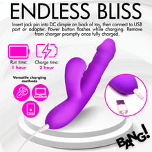 Load image into Gallery viewer, Thrusting and Sucking Silicone Rabbit Vibrator-5