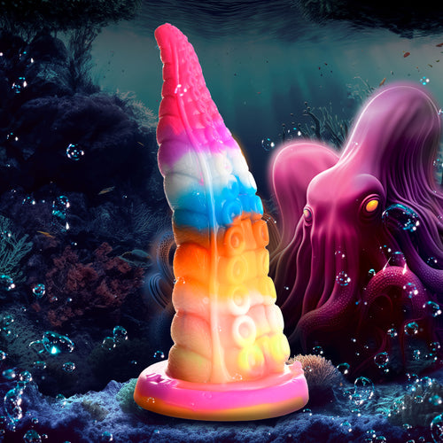 Luminoctopus Glow-In-The-Dark Tentacle Silicone Dildo-0