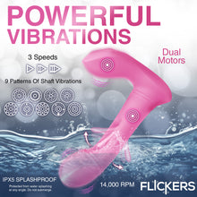Load image into Gallery viewer, G-Flick G-Spot Flicking Silicone Vibrator with Remote-2