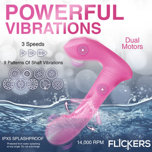 G-Flick G-Spot Flicking Silicone Vibrator with Remote-2