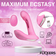Load image into Gallery viewer, G-Flick G-Spot Flicking Silicone Vibrator with Remote-5