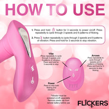 Load image into Gallery viewer, G-Flick G-Spot Flicking Silicone Vibrator with Remote-6