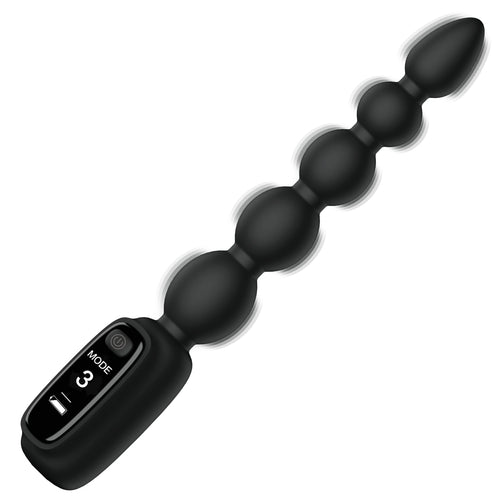 Silicone Anal Beads with Digital Display-0