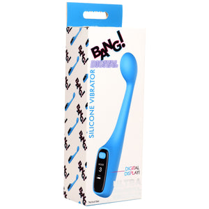 Silicone G-spot Vibrator with Digital Display-8