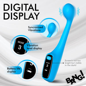 Silicone G-spot Vibrator with Digital Display-7