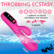 Load image into Gallery viewer, Silicone Rabbit Vibrator with Digital Display-2