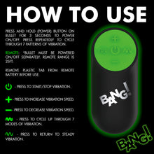 Load image into Gallery viewer, Glow-in-the-Dark Silicone Bullet-5
