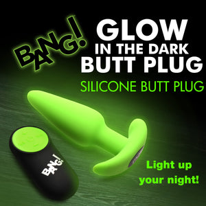 Glow-in-the-Dark Silicone Butt Plug-1