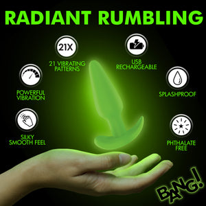 Glow-in-the-Dark Silicone Butt Plug-4