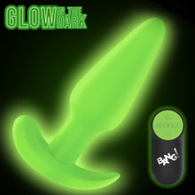 Load image into Gallery viewer, Glow-in-the-Dark Silicone Butt Plug-0