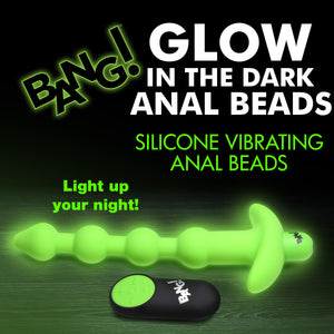 Glow-in-the-Dark Silicone Anal Beads-1