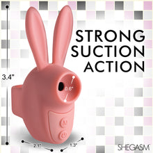 Load image into Gallery viewer, Sucky Bunny Clit Stimulator - Pink-3