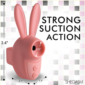 Sucky Bunny Clit Stimulator - Pink-3