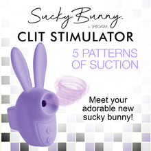 Load image into Gallery viewer, Sucky Bunny Clit Stimulator - Purple-1
