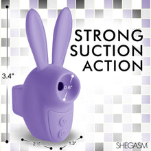 Load image into Gallery viewer, Sucky Bunny Clit Stimulator - Purple-3