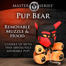 Load image into Gallery viewer, Pup Bear with Removeable Muzzle and Hood-1