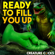 Load image into Gallery viewer, Raptor Claw Fisting Silicone Dildo - Green-2