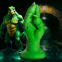 Load image into Gallery viewer, Raptor Claw Fisting Silicone Dildo - Green-0