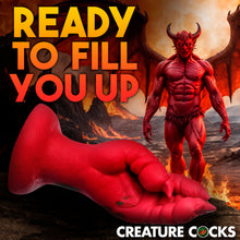 Load image into Gallery viewer, Demon Claw Fisting Silicone Dildo - Red-2