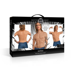 Ripped Silicone Male Chest - Large-6