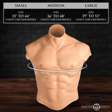 Load image into Gallery viewer, Ripped Silicone Male Chest - Medium-3