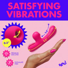 Load image into Gallery viewer, Mini Suction Silicone G-Spot Rabbit Vibrator-4