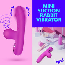 Load image into Gallery viewer, Mini Suction Silicone Rabbit Vibrator-1