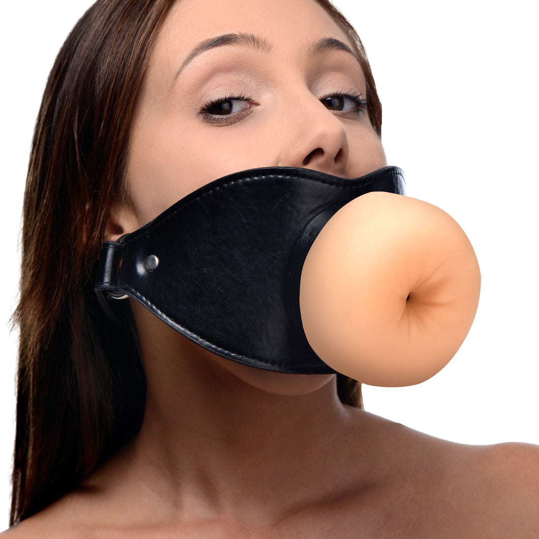 Ass Face Oral Sex Mouth Gag-0