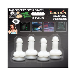 Glow-In-The-Dark Suction Snap-on Peckers-7