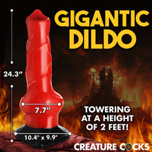 Load image into Gallery viewer, Giant Hell-Hound Canine 2ft Dildo-4