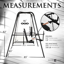 Load image into Gallery viewer, Throne Deluxe Adjustable Sling with Sex Machine-4