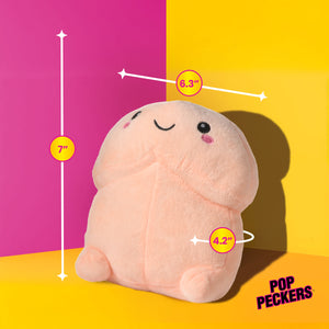 Chibi Happy Peckers Pillow - Small-3