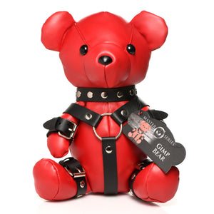 Gimp Teddy Bear - Red-7