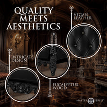 Load image into Gallery viewer, BDSM Throne Chair - Black-2