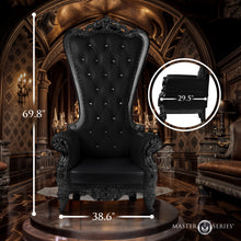 Load image into Gallery viewer, BDSM Throne Chair - Black-3