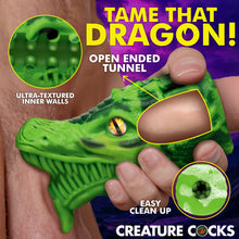 Load image into Gallery viewer, Dragon Tamer Silicone Stroker - Green-1