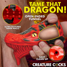Load image into Gallery viewer, Dragon Tamer Silicone Stroker - Red-1