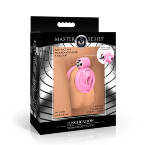 Pussification Vulva Chastity Cage-6