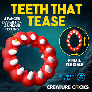 Fangs Silicone Cock Ring-2